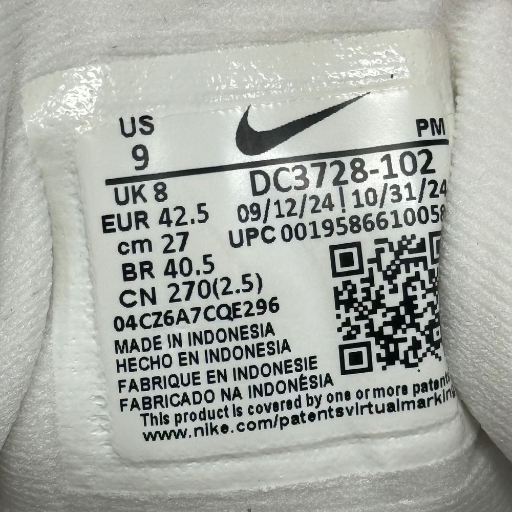Nike Revolution 6 Mens White Running Shoes Athletic Sneakers‎ Size 9 - Picture 9 of 11